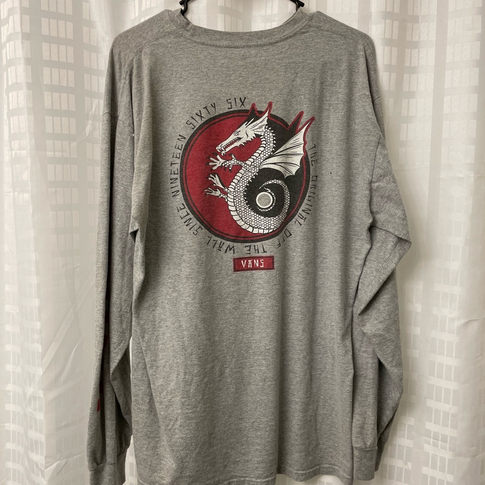 Vans Long Sleeve Dragon Graphic Tee